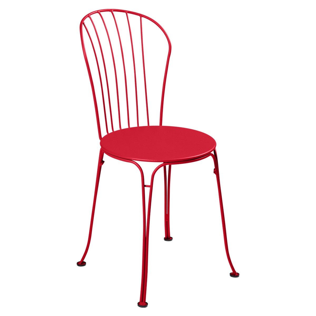 Fermob Opéra Chaise Opéra Rouge cerise L 38.7 x l 36 x H90cm Diam : 40