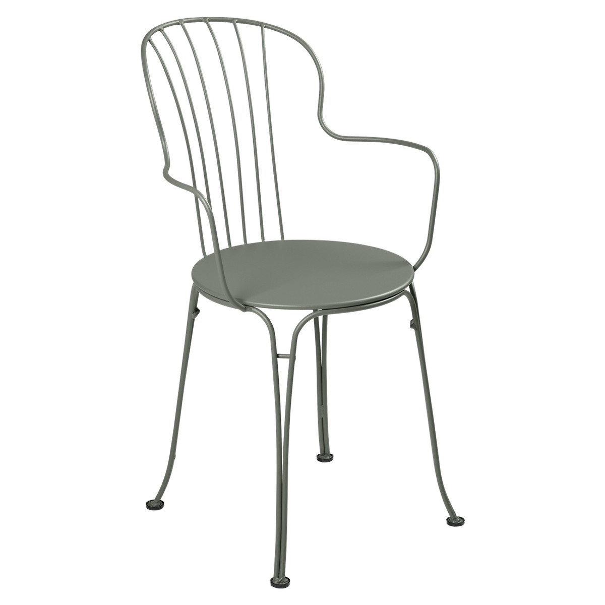 Fermob Opéra Fauteuil Opéra Vert de gris l 36 x H90cm Diam : 40