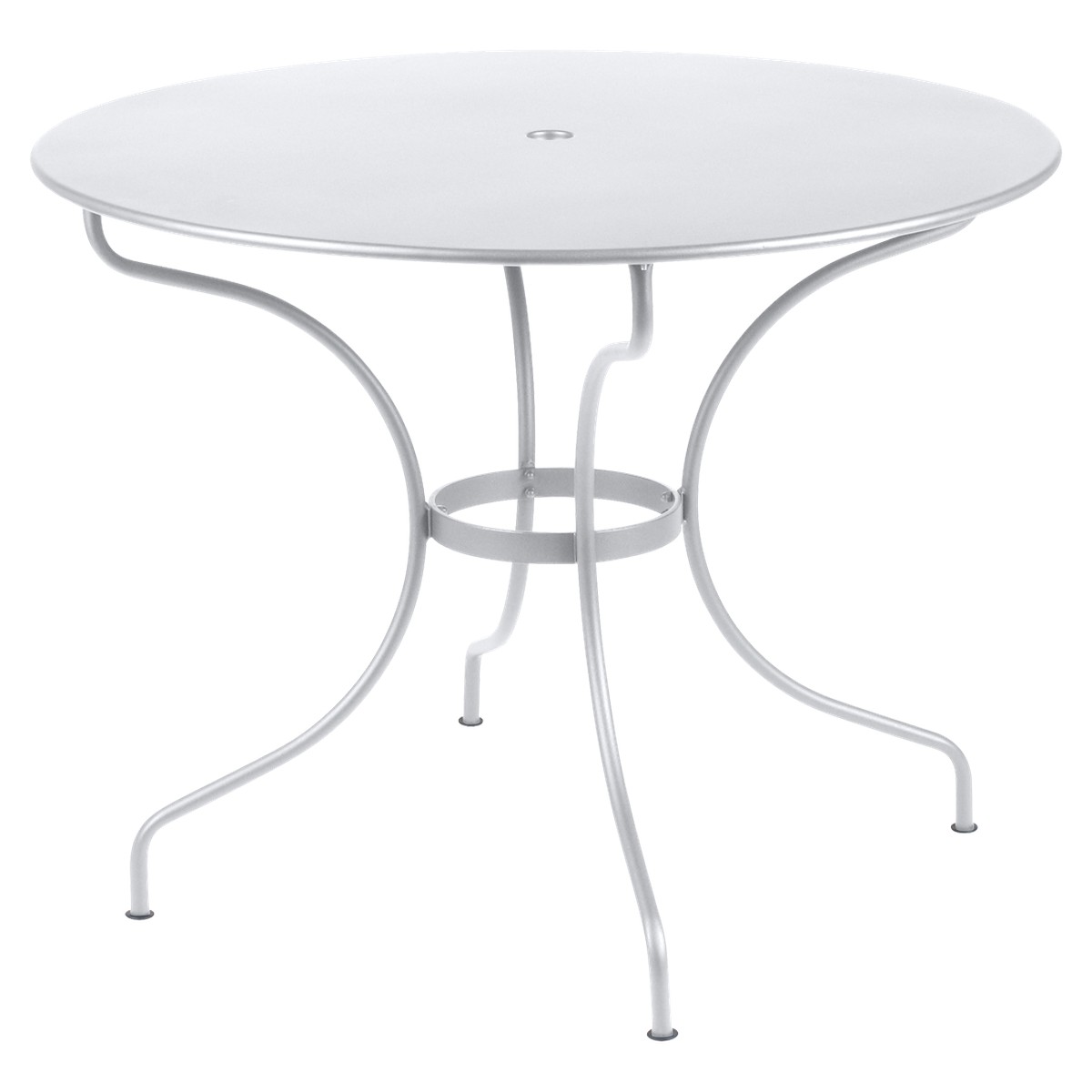 Fermob Opéra Table Opéra  ronde Blanc L 96 x l 96 x H74cm Diam : 96