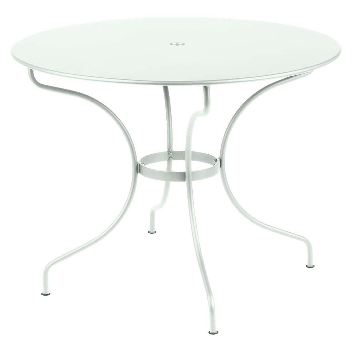 Fermob Opéra Table Opéra  ronde Bleu cyan clair L 96 x l 96 x H74cm Diam : 96