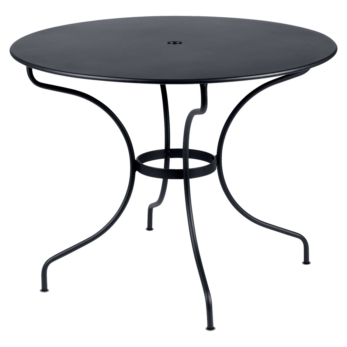 Fermob Opéra Table Opéra  ronde Noir de carbone L 96 x l 96 x H74cm Diam : 96