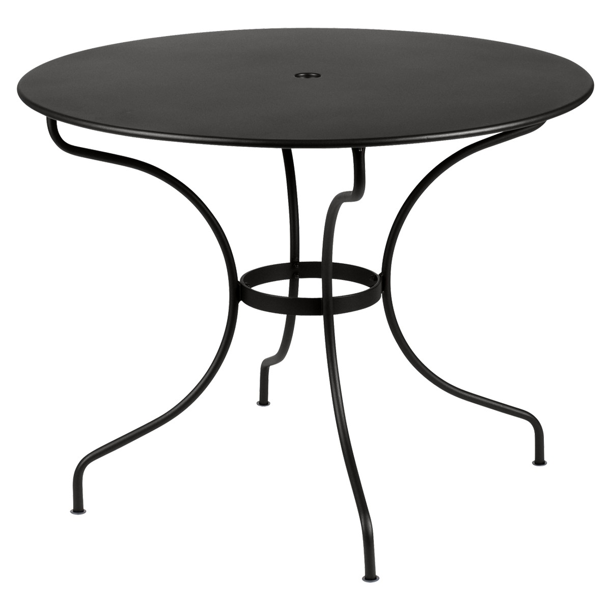 Fermob Opéra Table Opéra  ronde Noir charbon L 96 x l 96 x H74cm Diam : 96