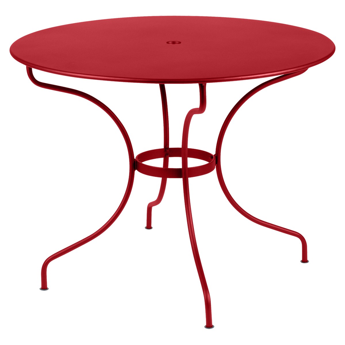 Fermob Opéra Table Opéra  ronde Rouge cerise L 96 x l 96 x H74cm Diam : 96