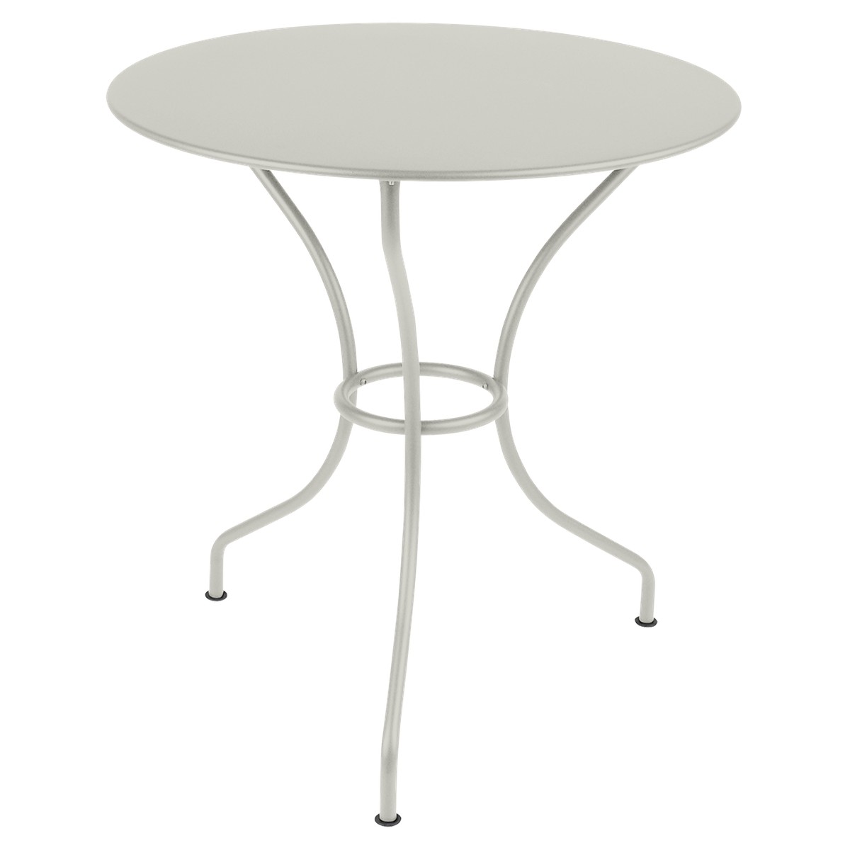 Fermob Opéra Table Opéra  ronde Gris perle L 67 x l 67 x H74cm Diam : 67