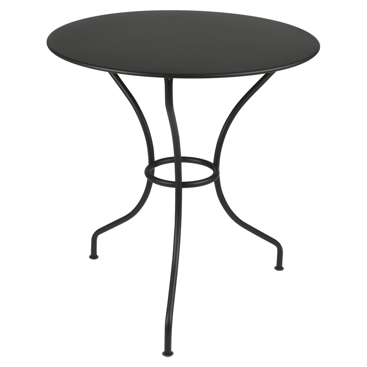 Fermob Opéra Table Opéra  ronde Noir charbon L 67 x l 67 x H74cm Diam : 67