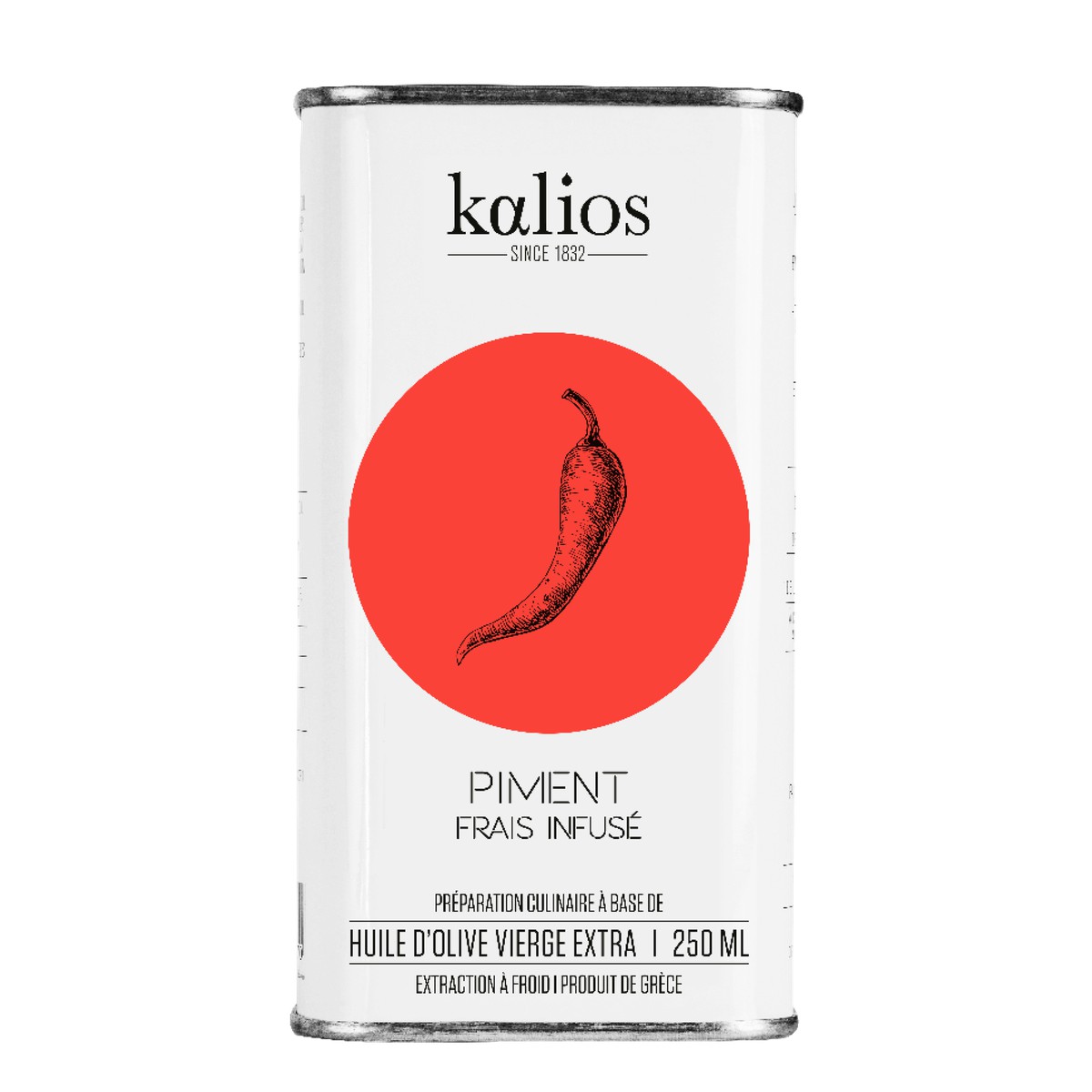 Kalios  Huile infusée au Piment 250ml  250ml