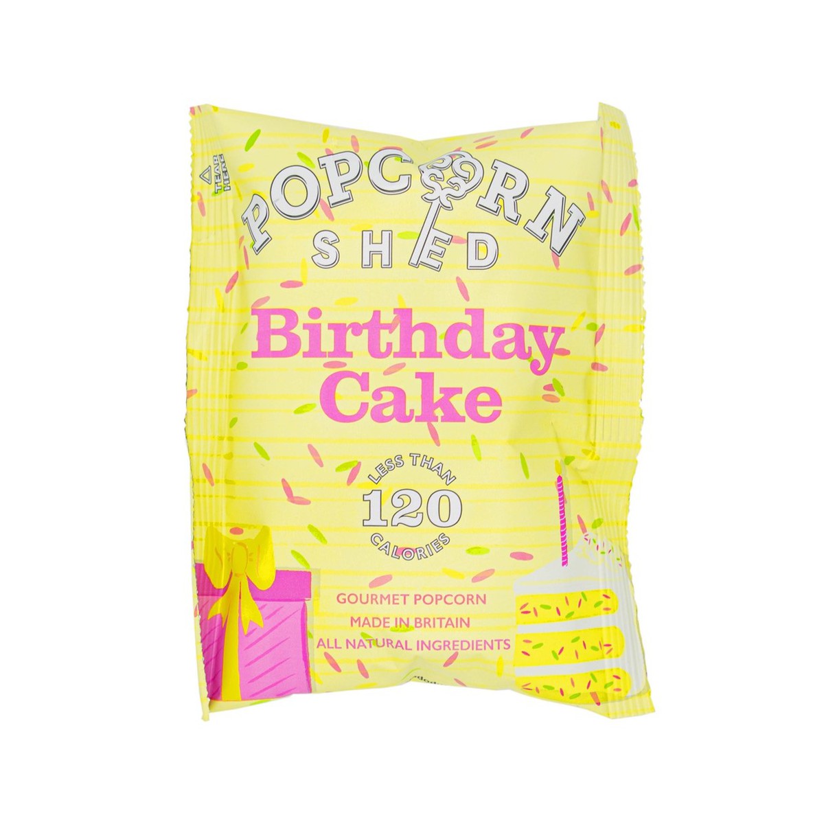 Popcorn Shed  Popcorn Snack Birthday Cake 24gr  24gr