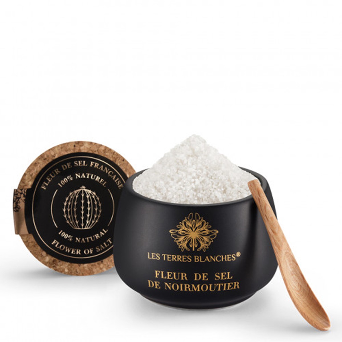  LES TERRES BLANCHES Fleur de sel de Noirmoutier  100 gr