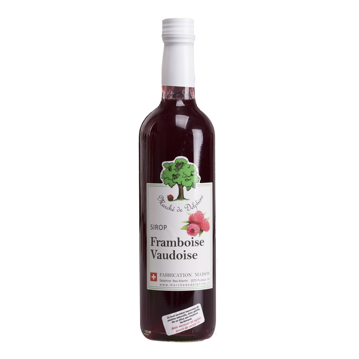 Le marché de Delphine  Sirop de Framboise Vaudoise 50cl  50cl