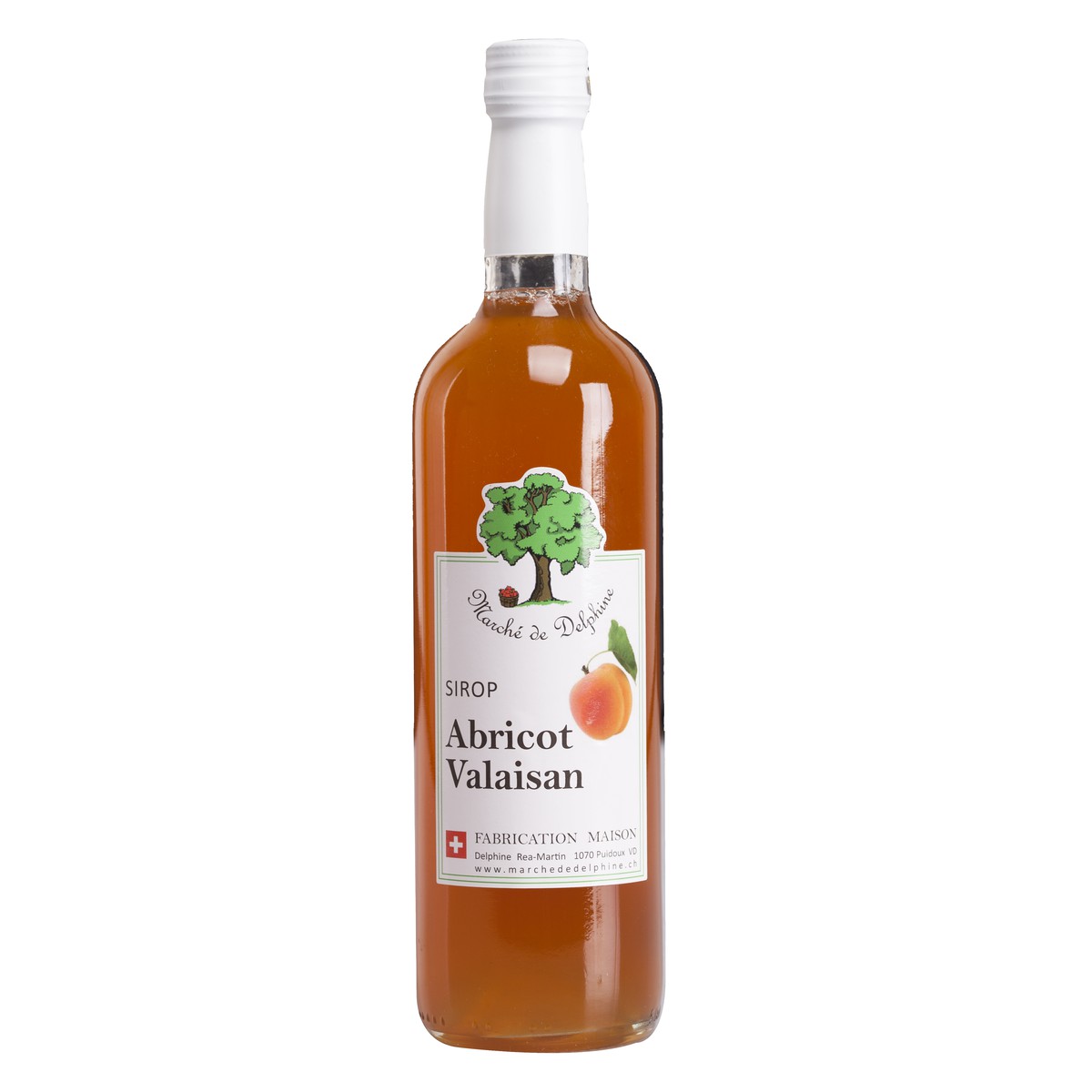 Le marché de Delphine  Sirop d'Abricot Valaisan 50cl  50cl