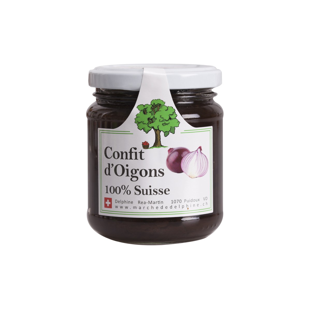 Le marché de Delphine  Confit d'Oignon 100% Suisse 250g  250g