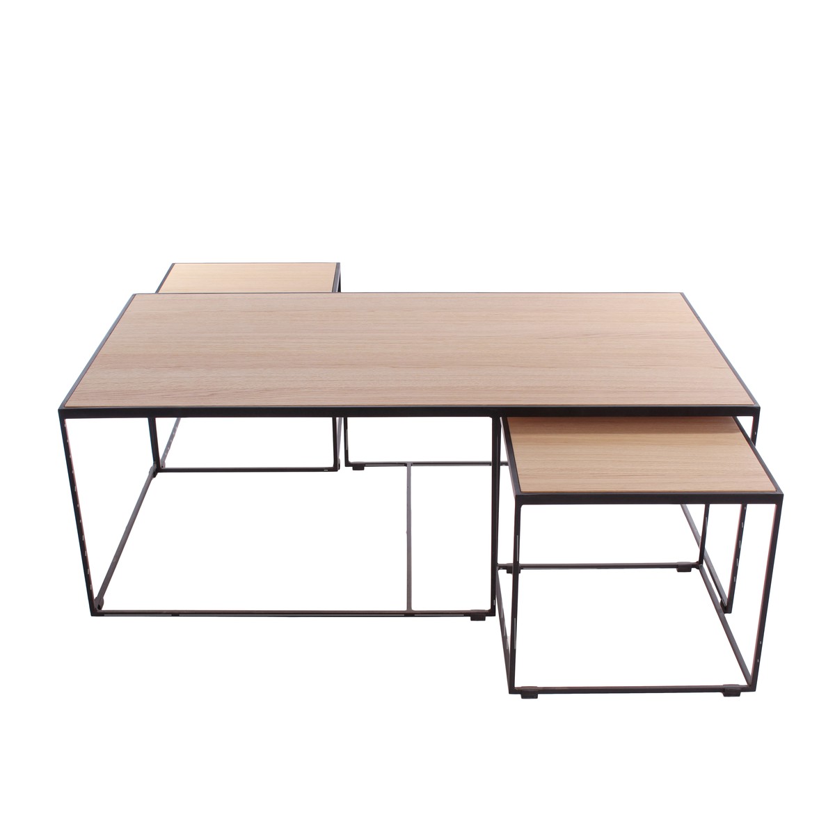 Castle Line Rubic Table basse Rubic CT 02 3pcs  130x70x45cm + 2x 45x45x42cm