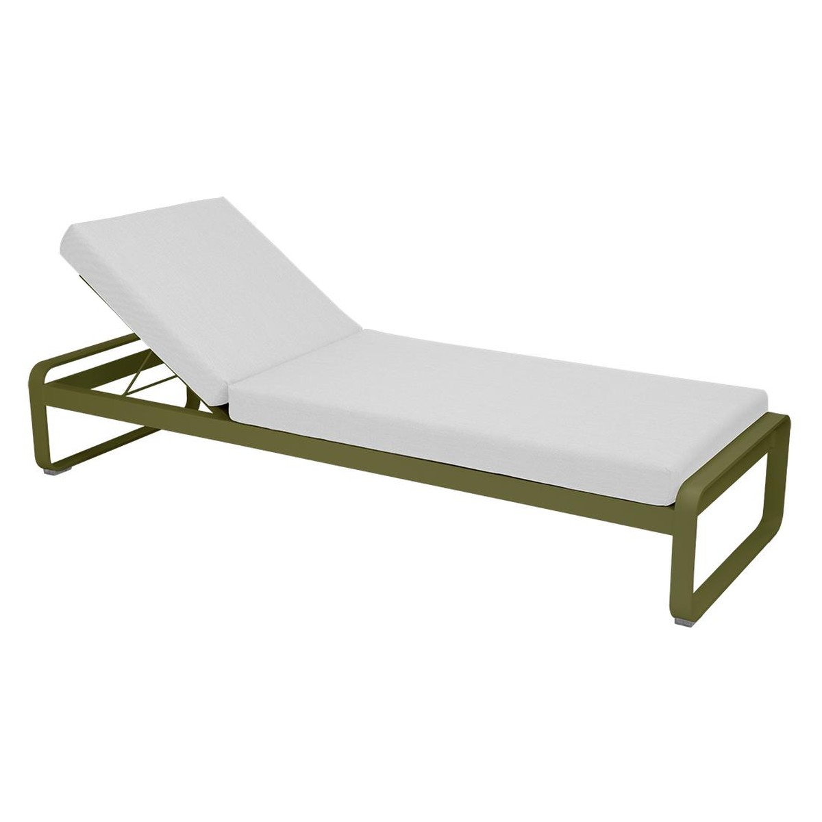 Fermob Bellevie Bain de soleil Bellevie Vert mousse L 200 x l 70 x H 74.5cm