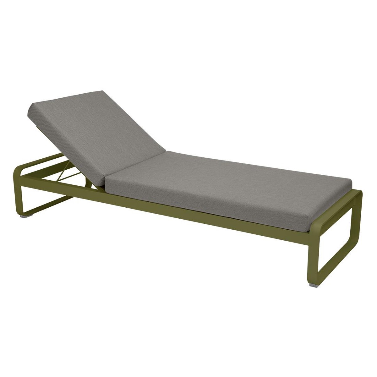 Fermob Bellevie Bain de soleil Bellevie Vert mousse L 200 x l 70 x H 74.5cm