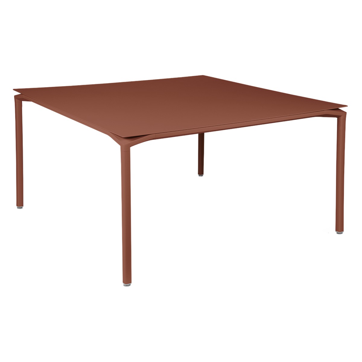 Fermob Calvi Table Calvi Rouge ocre L 140 x l 140 x H74cm