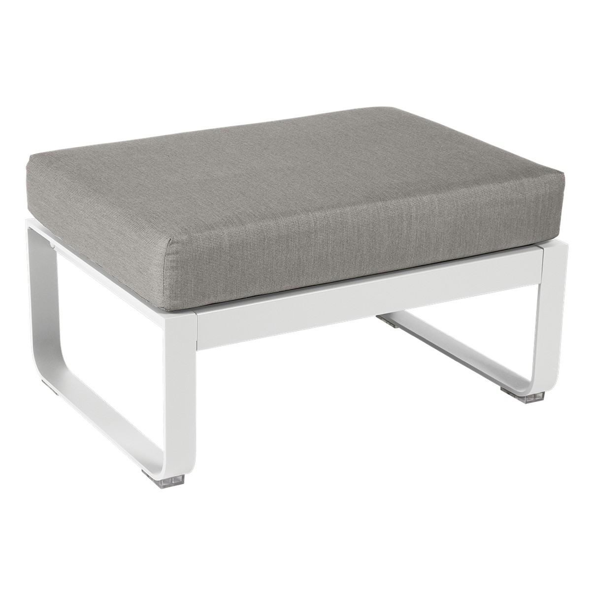 Fermob Bellevie Pouf Bellevie Blanc L 74 x l 53 x H41cm