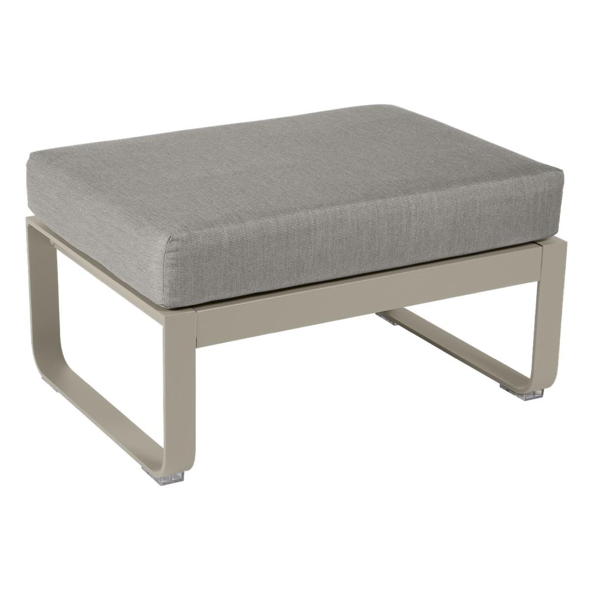 Fermob Bellevie Pouf Bellevie Beige L 74 x l 53 x H41cm