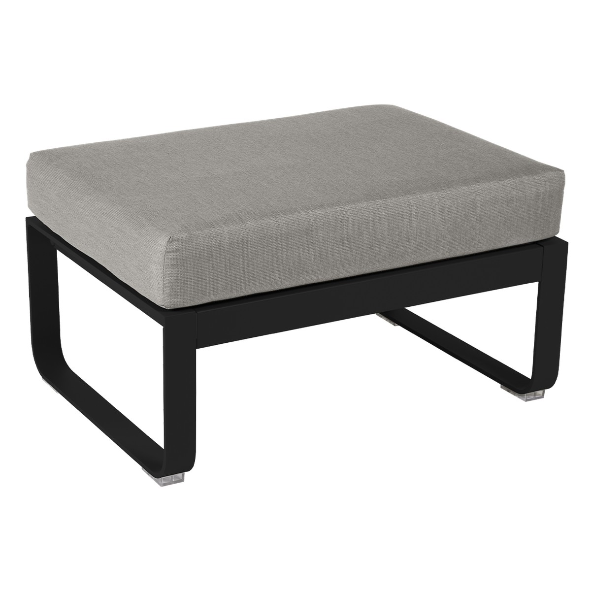 Fermob Bellevie Pouf Bellevie Noir charbon L 74 x l 53 x H41cm