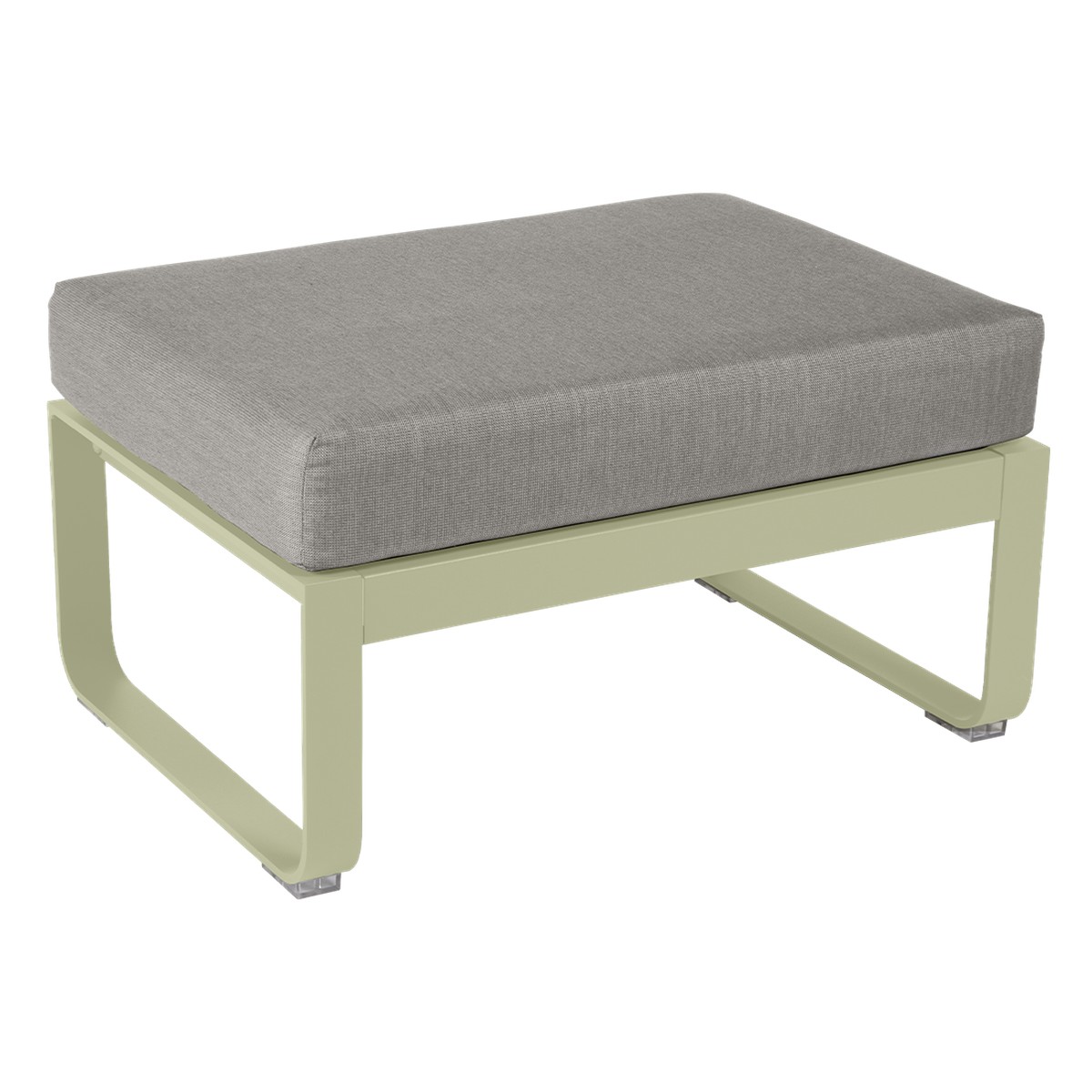 Fermob Bellevie Pouf Bellevie Vert tilleul L 74 x l 53 x H41cm