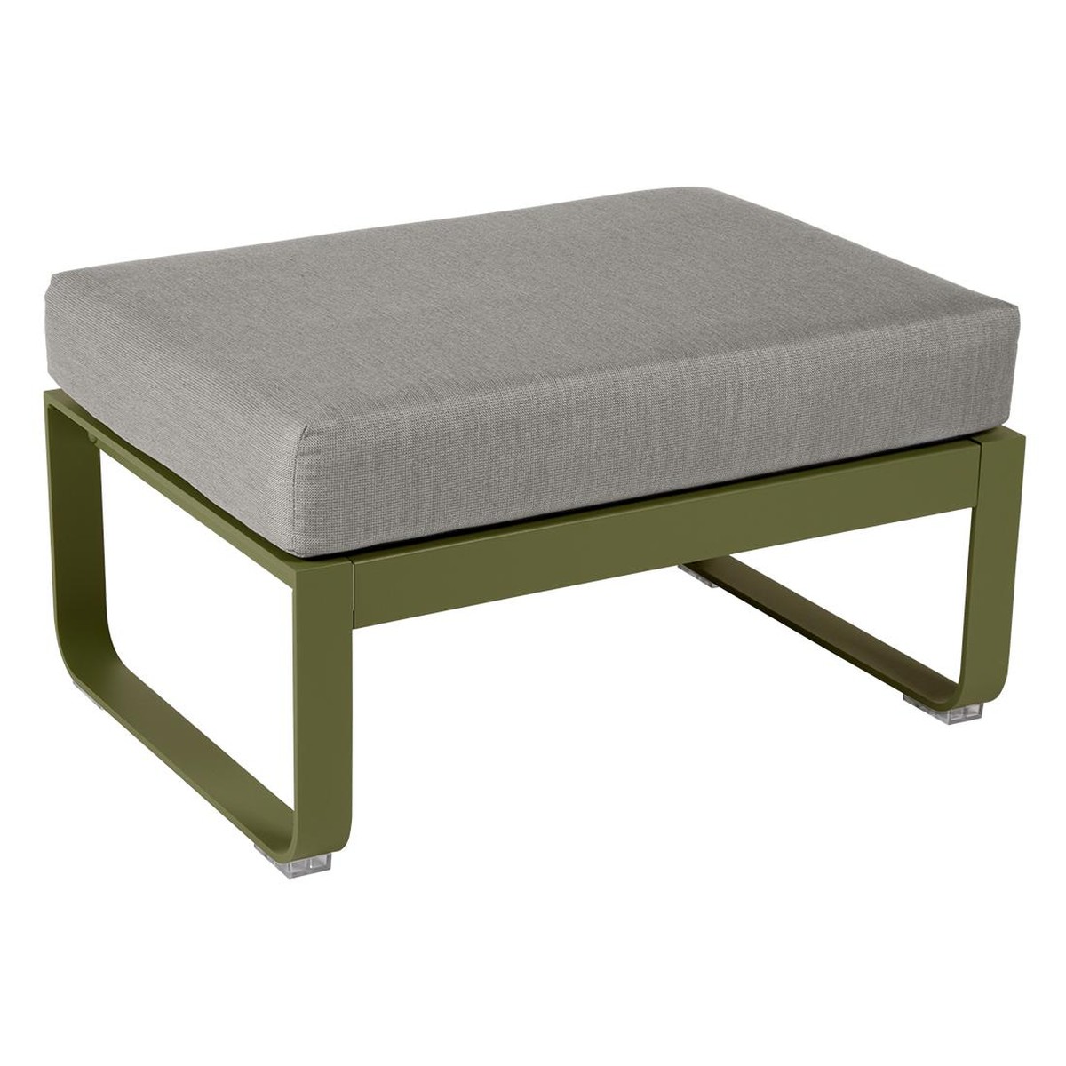 Fermob Bellevie Pouf Bellevie Vert mousse L 74 x l 53 x H41cm