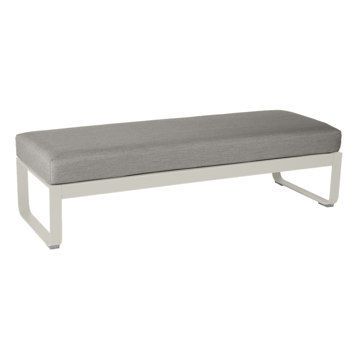 Fermob Bellevie Banquette Bellevie 2 places Gris perle L148xP53xH41cm