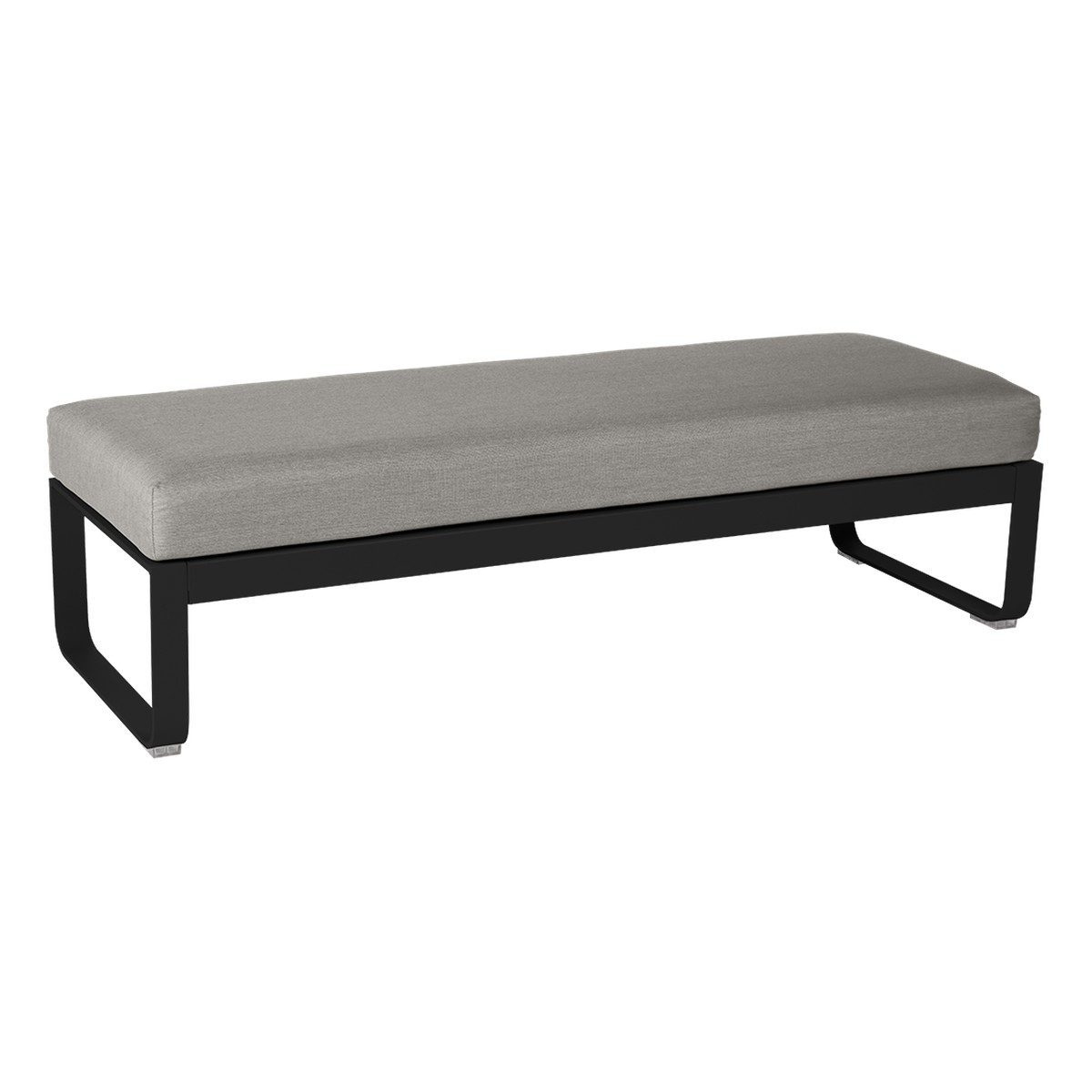 Fermob Bellevie Banquette Bellevie 2 places Noir charbon L148xP53xH41cm