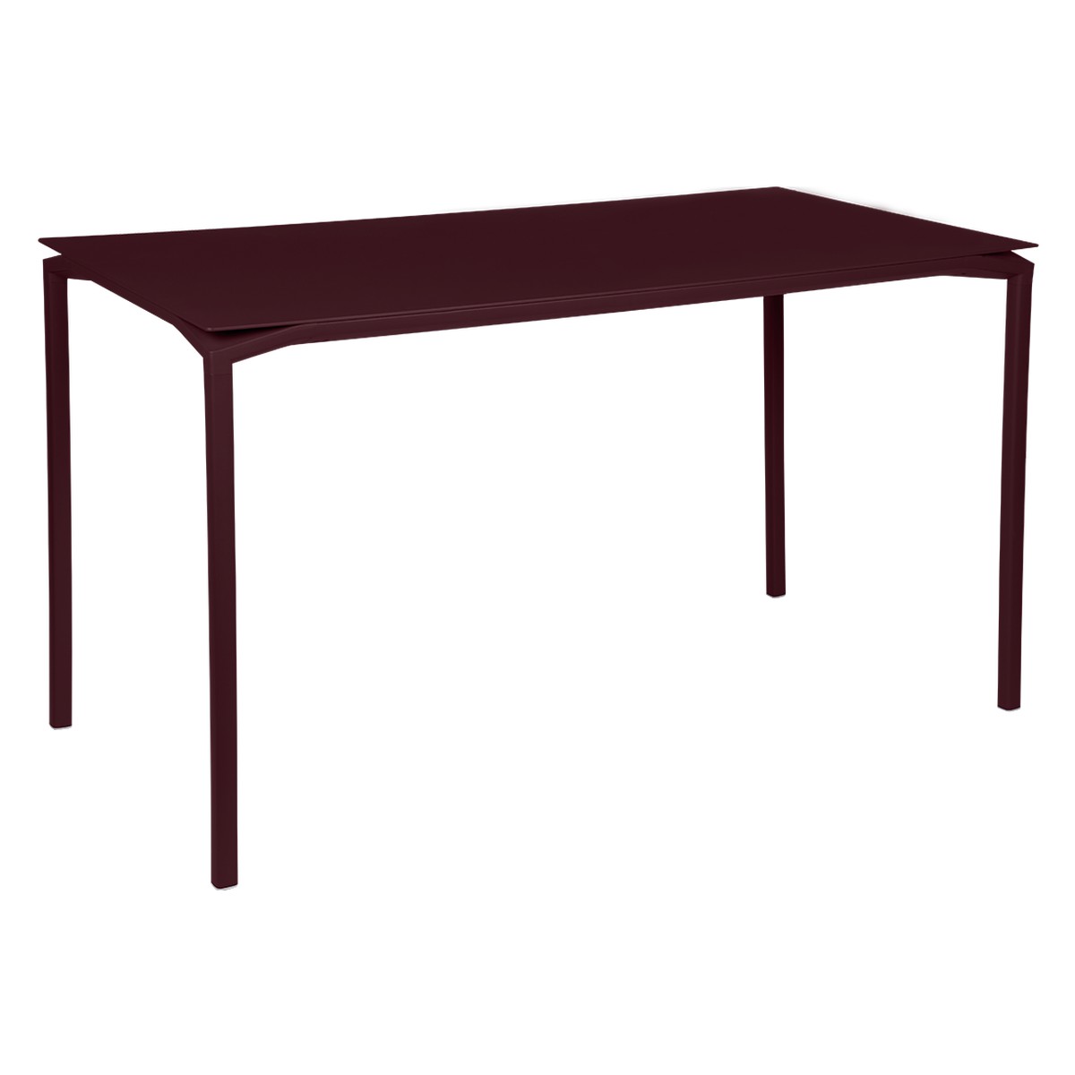 Fermob Calvi Table Calvi Rouge lie de vin L 160 x l 80 x H74cm