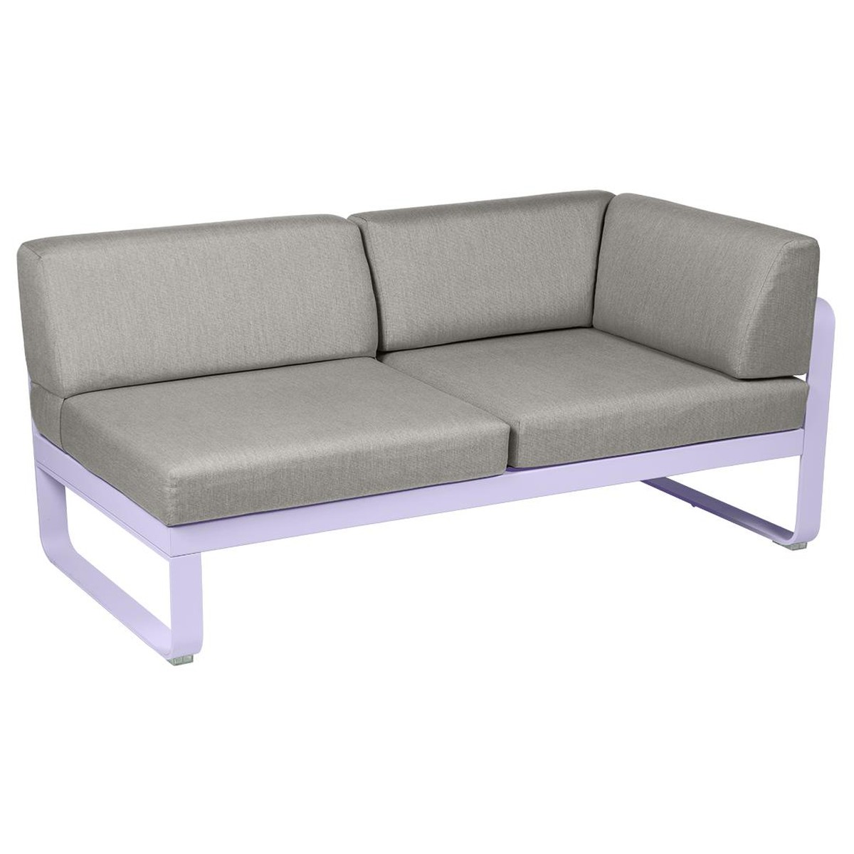 Fermob Bellevie Module d'angle droit bellevie 2 places Violet lilas 