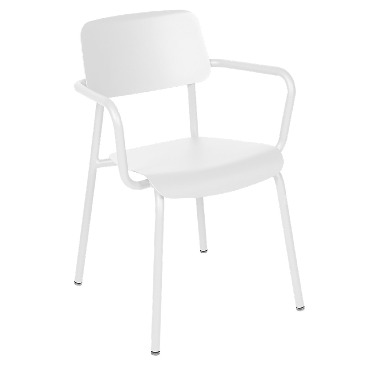 Fermob Studie Fauteuil de repas Studie Blanc L 53 x l 57 x H81cm