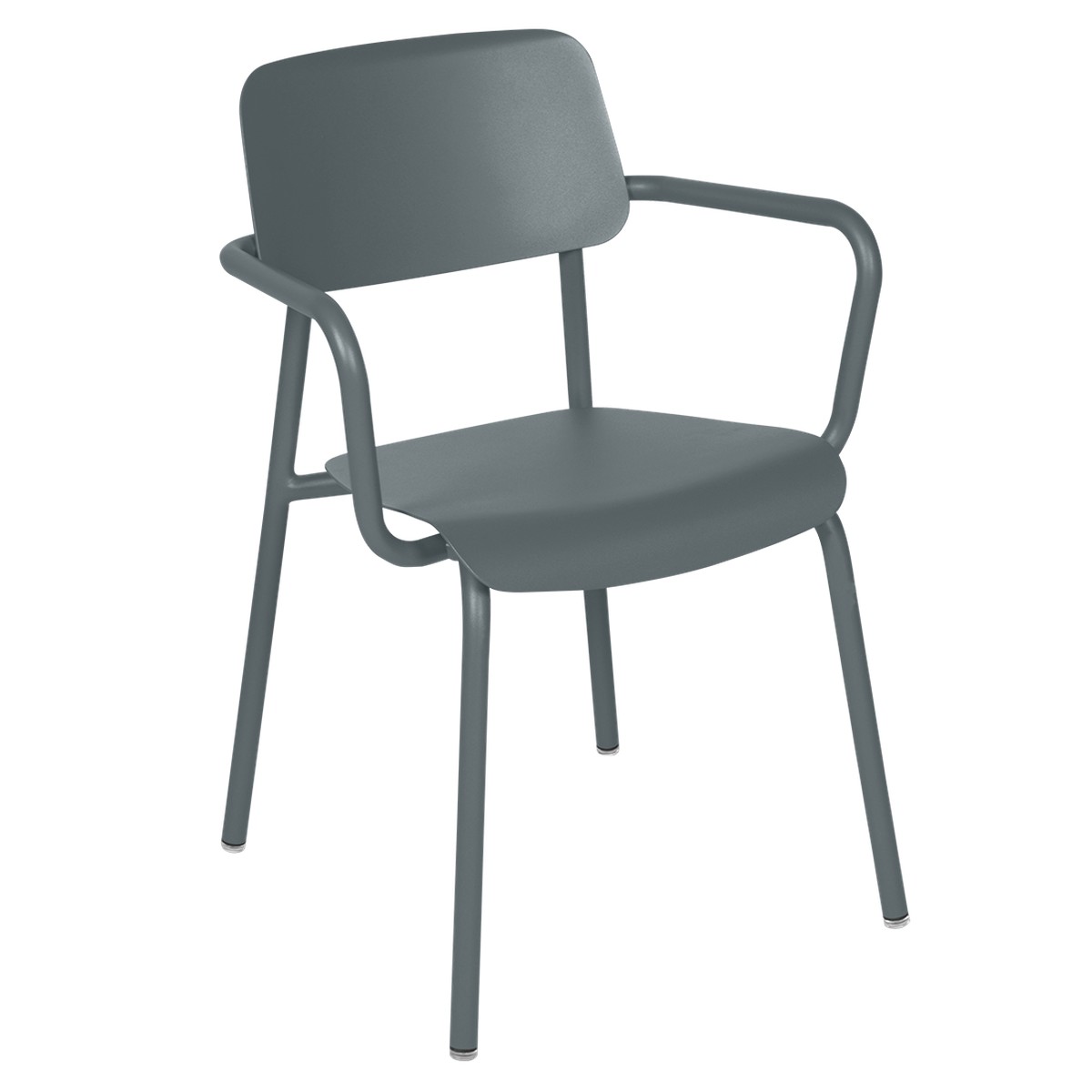 Fermob Studie Fauteuil de repas Studie Gris fumée L 53 x l 57 x H81cm