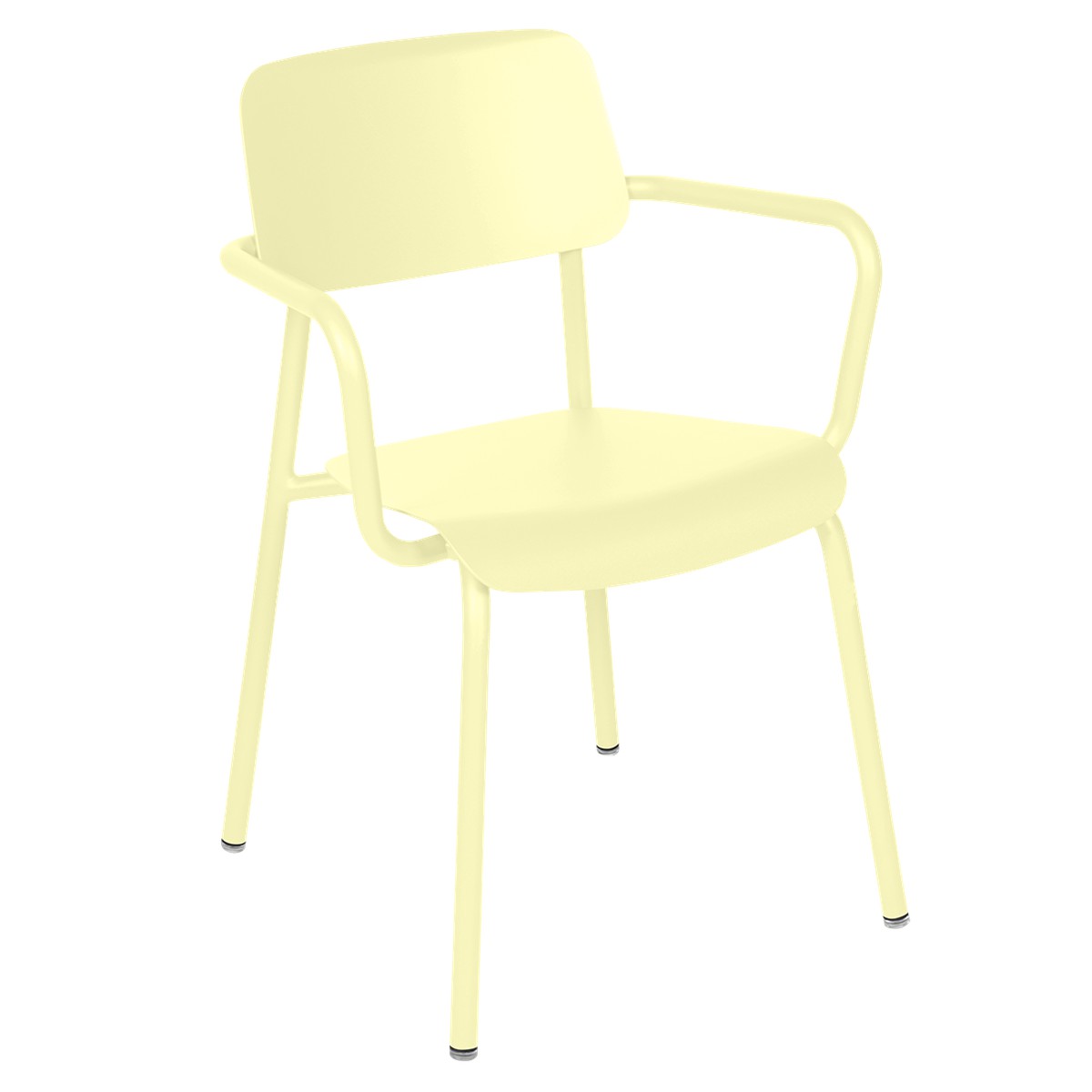 Fermob Studie Fauteuil de repas Studie Jaune beurre frais L 53 x l 57 x H81cm