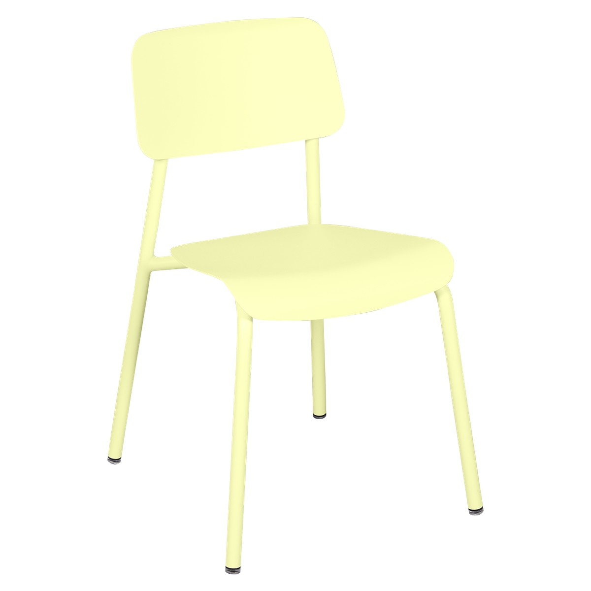 Fermob Studie Chaise Studie Jaune beurre frais L 53 x l 51 x H81cm