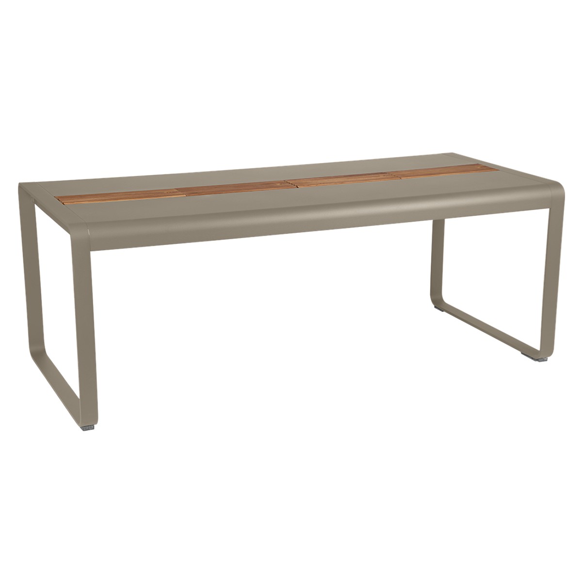 Fermob Bellevie Table Bellevie avec rangement Beige L 196 x l 90 x H74cm