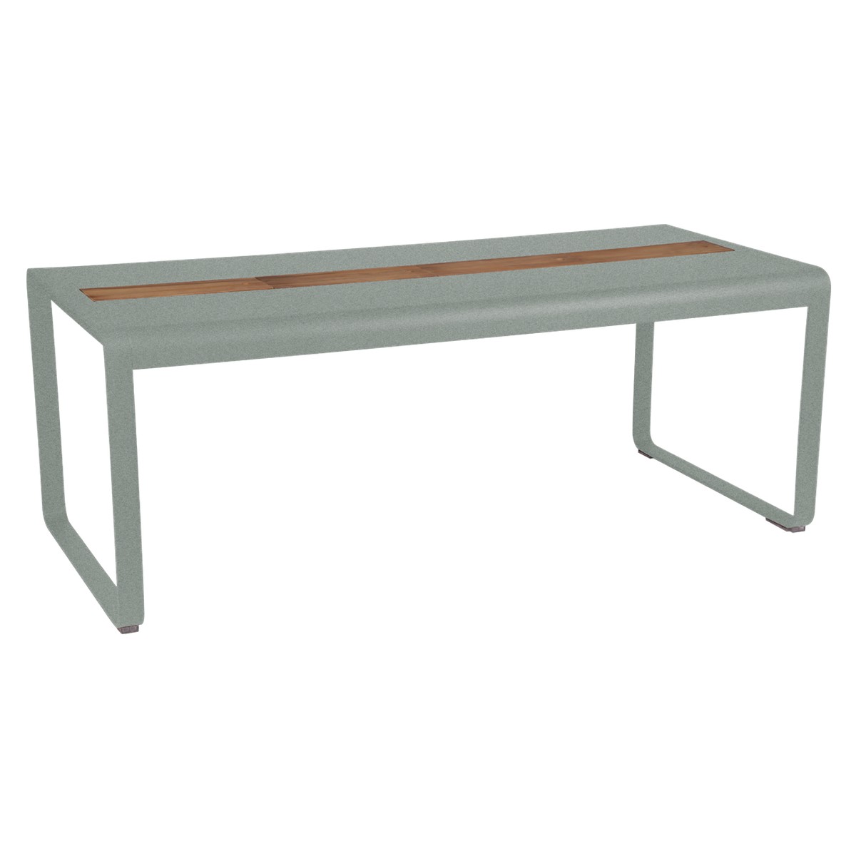 Fermob Bellevie Table Bellevie avec rangement Gris taupe L 196 x l 90 x H74cm