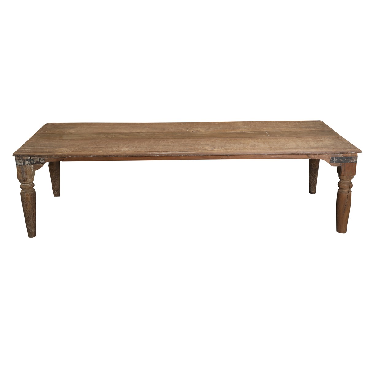 Les Restaurés, by Schilliger  Table basse en teck ancien  180x80x47cm