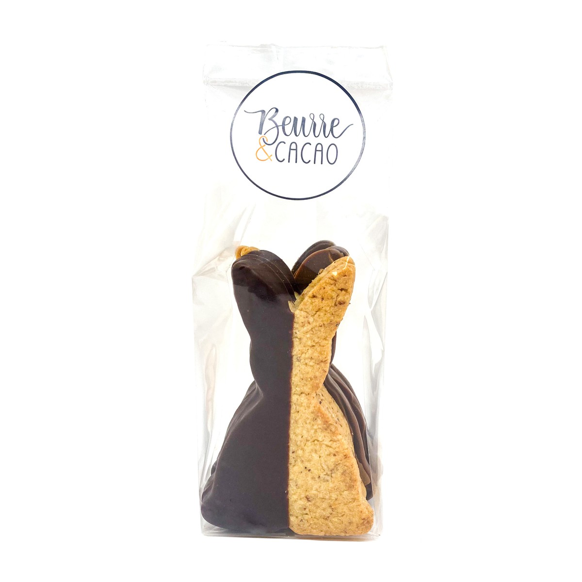 Beurre & Cacao  Biscuits Lapins Chocolat noir  115g