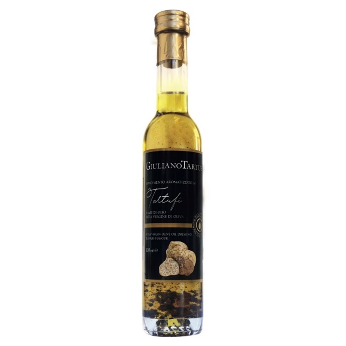  Giuliano Tartufi Huile d'olive à la truffe blanche DELUXE avec copeaux de truffe GT 100 ml  100ml