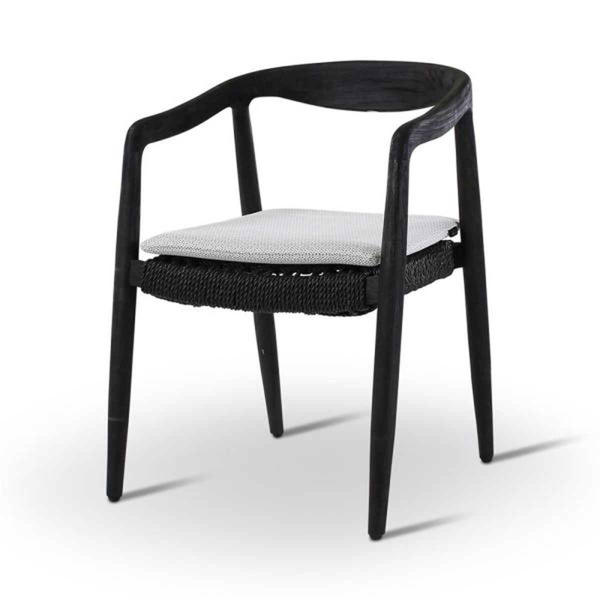 Castle Line Anais Fauteuil de repas Anais Noir charbon 56x59x78 cm