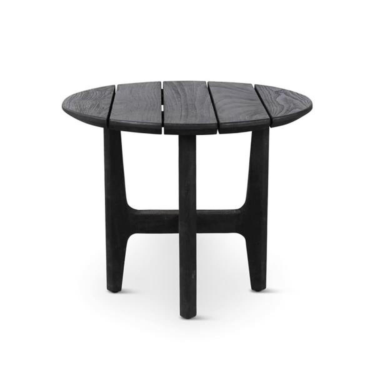 Castle Line Elisa Table d'appoint Elisa Noir charbon 60x60x50cm Diam : 60