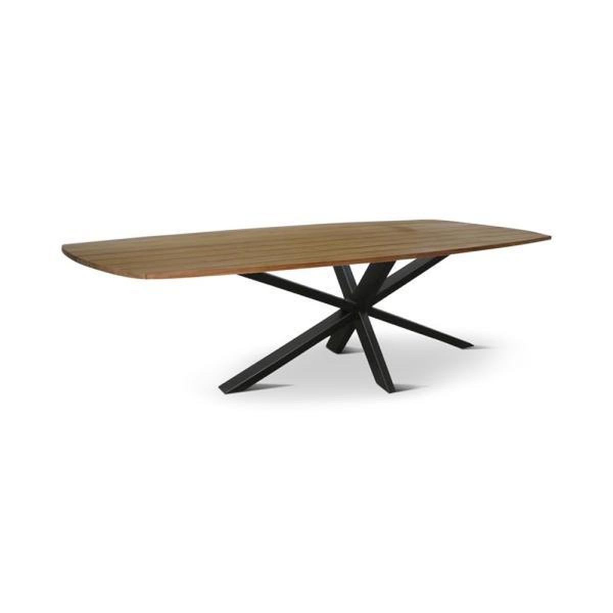 Castle Line Aras Table Aras ovale Noir charbon 300x128x76 cm