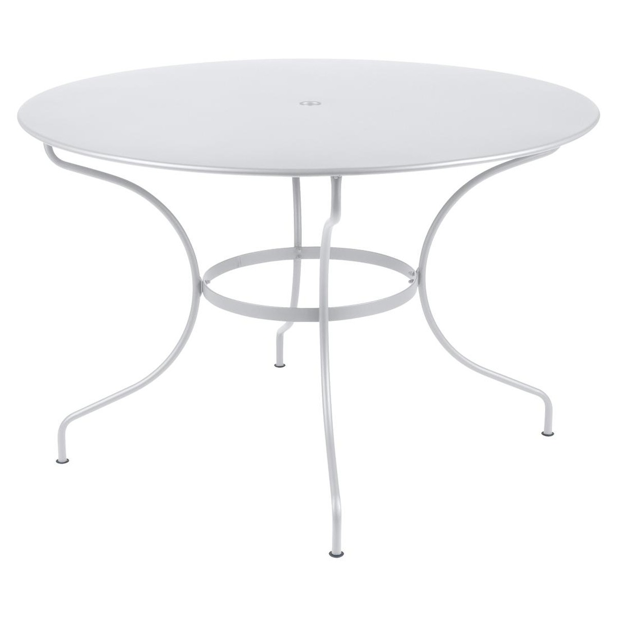 Fermob Opéra Table Opéra  ronde Blanc L 117 x l 96 x H74cm Diam : 117