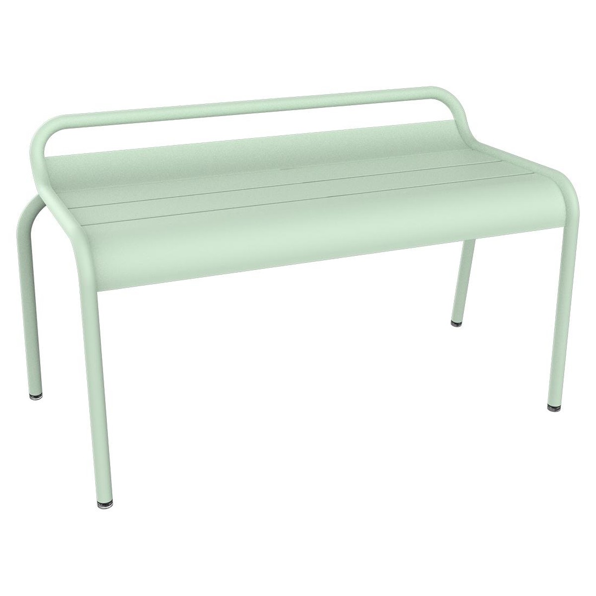 Fermob Luxembourg Banc Compact Luxembourg Bleu cyan clair L 118 x l 56 x H86cm