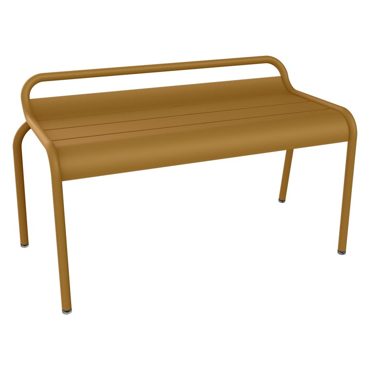 Fermob Luxembourg Banc Compact Luxembourg Brun caramel L 118 x l 56 x H86cm