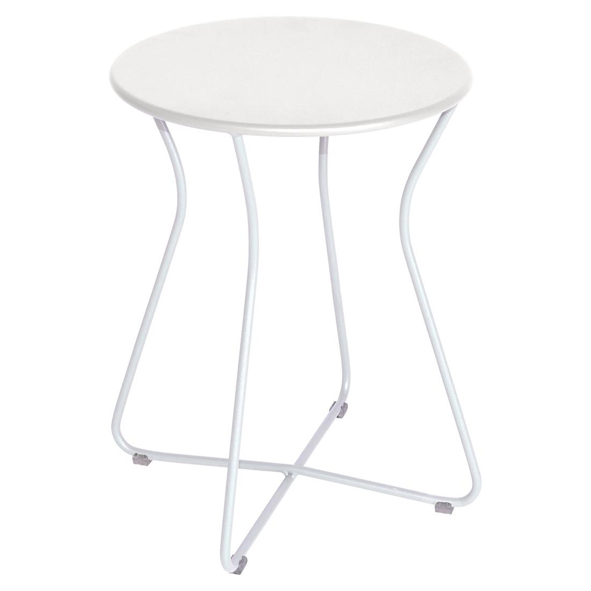 Fermob Cocotte Tabouret Cocotte Blanc L 51.2 x l 49.3 x H57.7cm