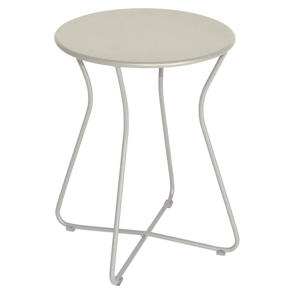 Fermob Cocotte Tabouret Cocotte Gris perle L 51.2 x l 49.3 x H57.7cm