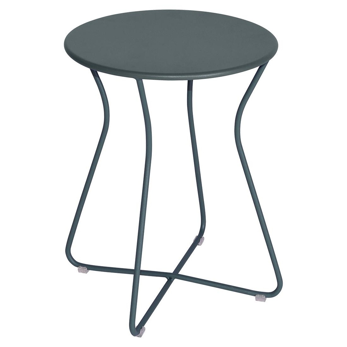 Fermob Cocotte Tabouret Cocotte Gris fumée L 51.2 x l 49.3 x H57.7cm