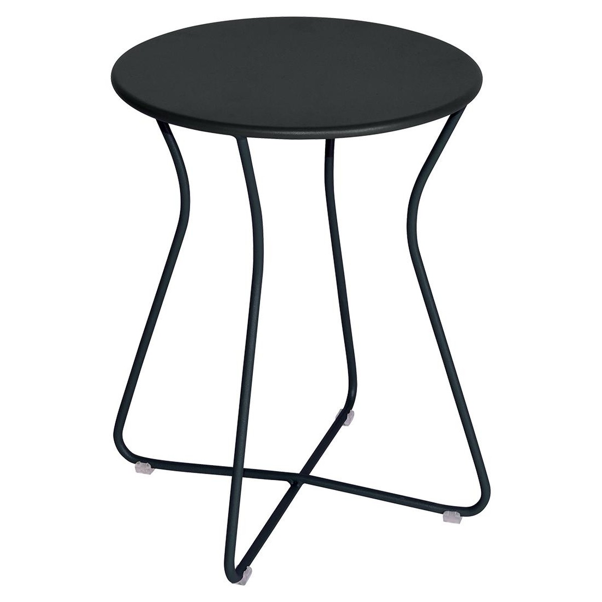 Fermob Cocotte Tabouret Cocotte Noir de carbone L 51.2 x l 49.3 x H57.7cm