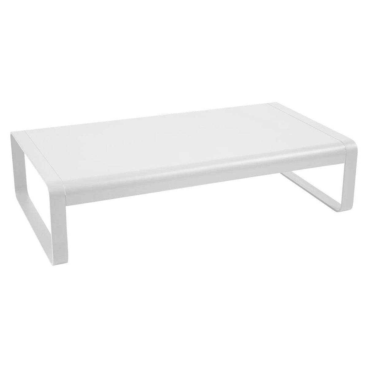 Fermob Bellevie Table basse grande Bellevie Blanc L 138 x l 80 x H36cm