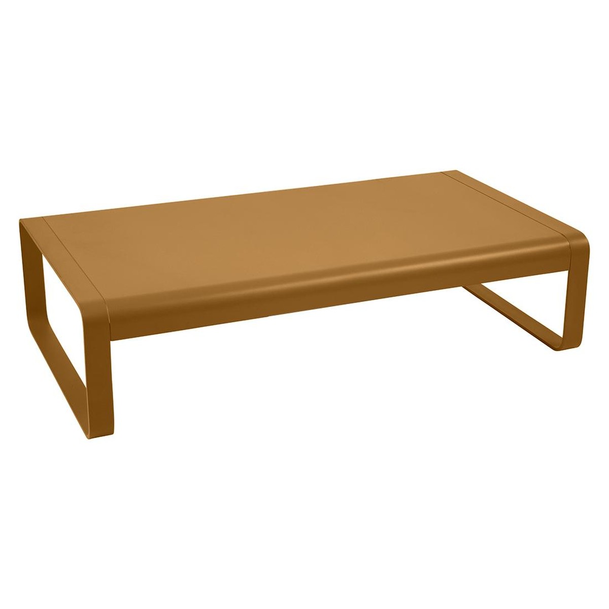 Fermob Bellevie Table basse grande Bellevie Brun caramel L 138 x l 80 x H36cm