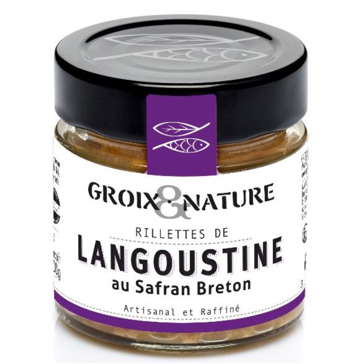 Groix et Nature  Rillettes de Langoustine au Safran breton 100g  100gr